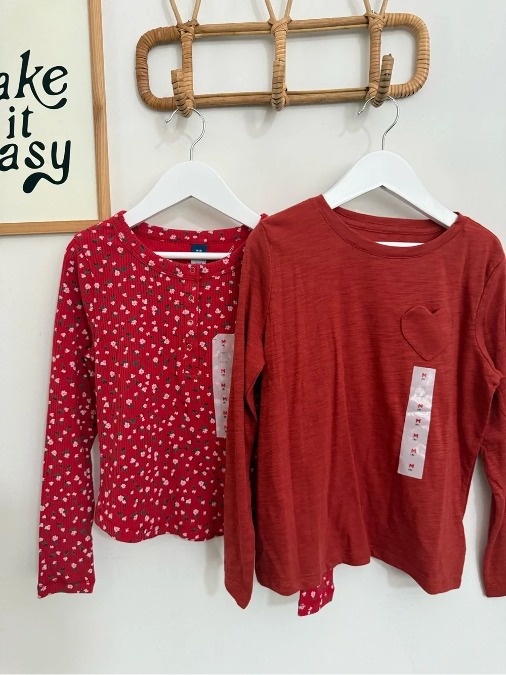 Old Navy - M (8) - NWT 2pk bundle girls LS tees